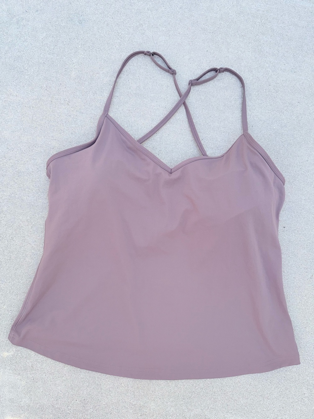 Old Navy Active PowerSoft Light Mauve Sports Bra Tank